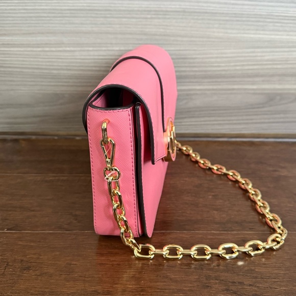 Michael Kors Carmen Medium Convertible Shoulder Bag Tea Rose - Picture 6 of 8